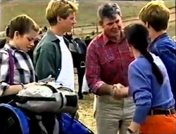 Anne Wilkinson, Lance Wilkinson, Doug Bainbridge, Susan Kennedy, Billy Kennedy in Neighbours Episode 