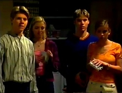 Lance Wilkinson, Amy Greenwood, Billy Kennedy, Anne Wilkinson in Neighbours Episode 2955