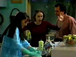 Susan Kennedy, Libby Kennedy, Karl Kennedy in Neighbours Episode 