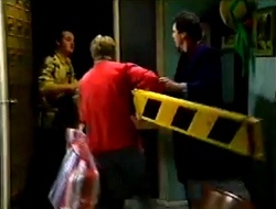 Toadie Rebecchi, Billy Kennedy, Karl Kennedy in Neighbours Episode 2975