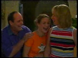 Philip Martin, Hannah Martin, Ruth Wilkinson in Neighbours Episode 