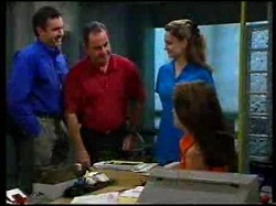 Karl Kennedy, Lee Bannock, Shyla, Sarah Beaumont in Neighbours Episode 