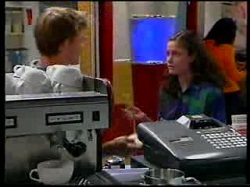 Billy Kennedy, Caitlin Atkins in Neighbours Episode 