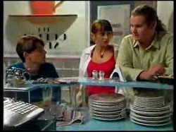 Paul McClain, Karen Oldman, Toadie Rebecchi in Neighbours Episode 