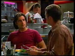 Toadie Rebecchi, Drew Kirk, Ben Atkins in Neighbours Episode 