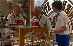 Harold Bishop, Lou Carpenter, Greg in Neighbours Episode 