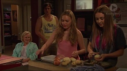 Sheila Canning, Kyle Canning, Xanthe Canning, Piper Willis in Neighbours Episode 7313