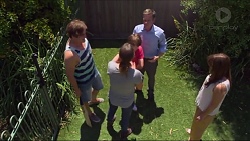 Karl Kennedy, Amy Williams, Jimmy Williams, Paul Robinson, Nina Williams in Neighbours Episode 7322