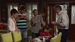 Susan Kennedy, Kyle Canning, Amy Williams, Jimmy Williams, Karl Kennedy in Neighbours Episode 7322