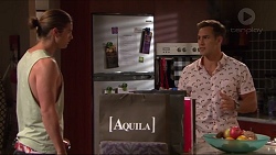 Tyler Brennan, Aaron Brennan in Neighbours Episode 