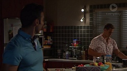 Tom Quill, Aaron Brennan in Neighbours Episode 