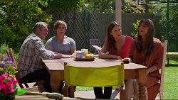 Karl Kennedy, Kyle Canning, Amy Williams, Nina Williams in Neighbours Episode 7329