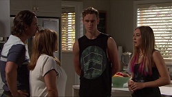 Brad Willis, Terese Willis, Brodie Chaswick, Piper Willis in Neighbours Episode 7329