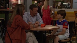 Nina Williams, Paul Robinson, Jimmy Williams in Neighbours Episode 