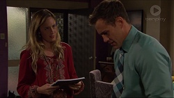 Sonya Rebecchi, Aaron Brennan in Neighbours Episode 