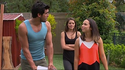 , Paige Novak, Imogen Willis in Neighbours Episode 