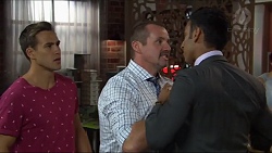 Aaron Brennan, Toadie Rebecchi, Tom Quill in Neighbours Episode 7332