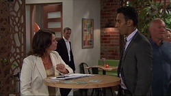 Julie Quill, Paul Robinson, Tom Quill in Neighbours Episode 7332