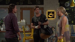 Brad Willis, Ned Willis, Lauren Turner in Neighbours Episode 