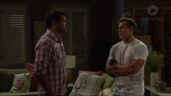 Nate Kinski, Aaron Brennan in Neighbours Episode 7341