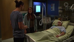 Tyler Brennan, Paige Smith, Jack Callahan in Neighbours Episode 7341