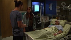 Tyler Brennan, Paige Novak, Jack Callahan in Neighbours Episode 