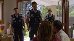 Mark Brennan, Terese Willis, Paul Robinson in Neighbours Episode 7341