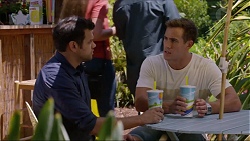 Nate Kinski, Aaron Brennan in Neighbours Episode 7345