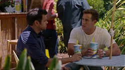 Nate Kinski, Aaron Brennan in Neighbours Episode 