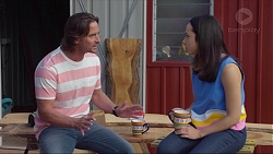 Brad Willis, Imogen Willis in Neighbours Episode 