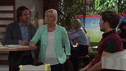 Brad Willis, Lauren Turner, Ned Willis in Neighbours Episode 7354