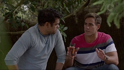 Nate Kinski, Aaron Brennan in Neighbours Episode 7356