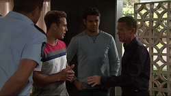 Mark Brennan, Aaron Brennan, Nate Kinski, Paul Robinson in Neighbours Episode 