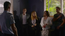 Mark Brennan, Paul Robinson, Terese Willis, Julie Quill, Aaron Brennan in Neighbours Episode 7357