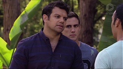 Nate Kinski, Aaron Brennan, Tom Quill in Neighbours Episode 7357