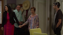 Sarah Beaumont, Karl Kennedy, Susan Kennedy, Ben Kirk in Neighbours Episode 7358