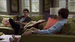 Ben Kirk, Angus Beaumont-Hannay in Neighbours Episode 7358