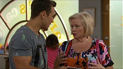 Aaron Brennan, Sheila Canning in Neighbours Episode 7360