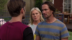 Ned Willis, Lauren Turner, Brad Willis in Neighbours Episode 7362