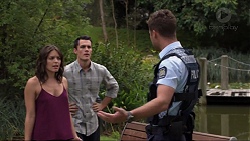 Paige Smith, Jack Callahan, Mark Brennan in Neighbours Episode 7364