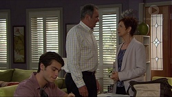 Ben Kirk, Karl Kennedy, Susan Kennedy in Neighbours Episode 7365