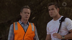 Paul Robinson, Aaron Brennan in Neighbours Episode 7369