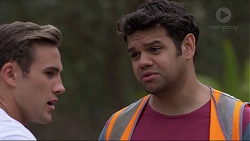 Aaron Brennan, Nate Kinski in Neighbours Episode 7369