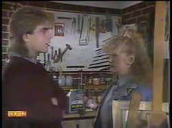 Nick Page, Sharon Davies in Neighbours Episode 