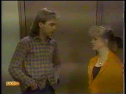 Nick Page, Sharon Davies in Neighbours Episode 