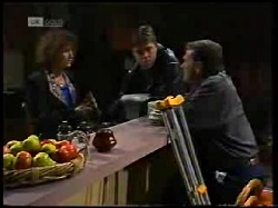 Pam Willis, Cameron Hudson, Doug Willis in Neighbours Episode 1699