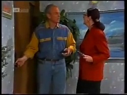Jim Robinson, Dorothy Burke in Neighbours Episode 1700