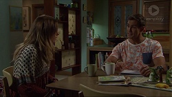 Sonya Rebecchi, Aaron Brennan in Neighbours Episode 7374
