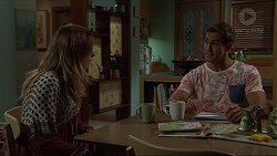 Sonya Rebecchi, Aaron Brennan in Neighbours Episode 