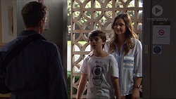 Paul Robinson, Jimmy Williams, Amy Williams in Neighbours Episode 